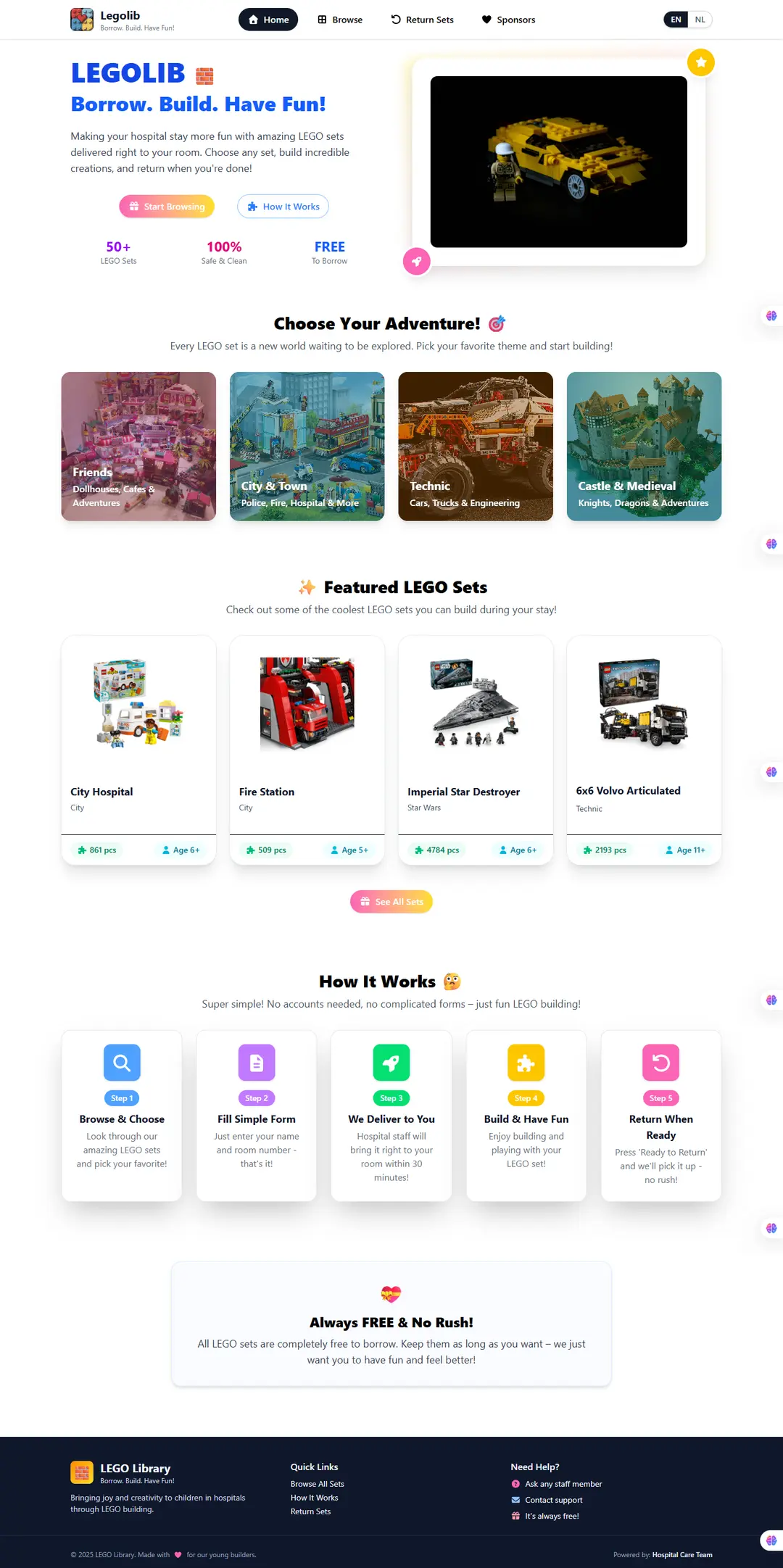 LegoLib Dashboard